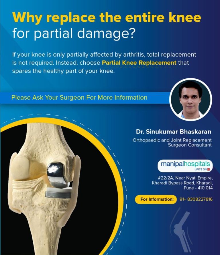 Dr. Sinukumar Bhaskaran – Unicompartmental/ Partial Knee Arthroplasty